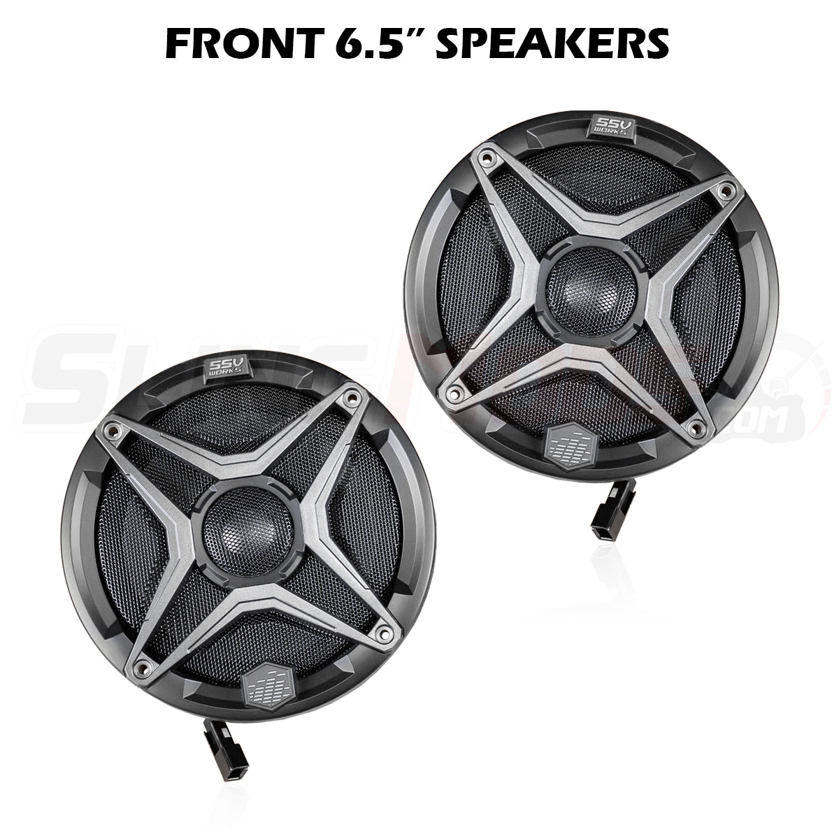 2020-2025 Can-Am Spyder RT Limited 800watt 6-Speaker Plug-&-Play Audio Kit SSV Works