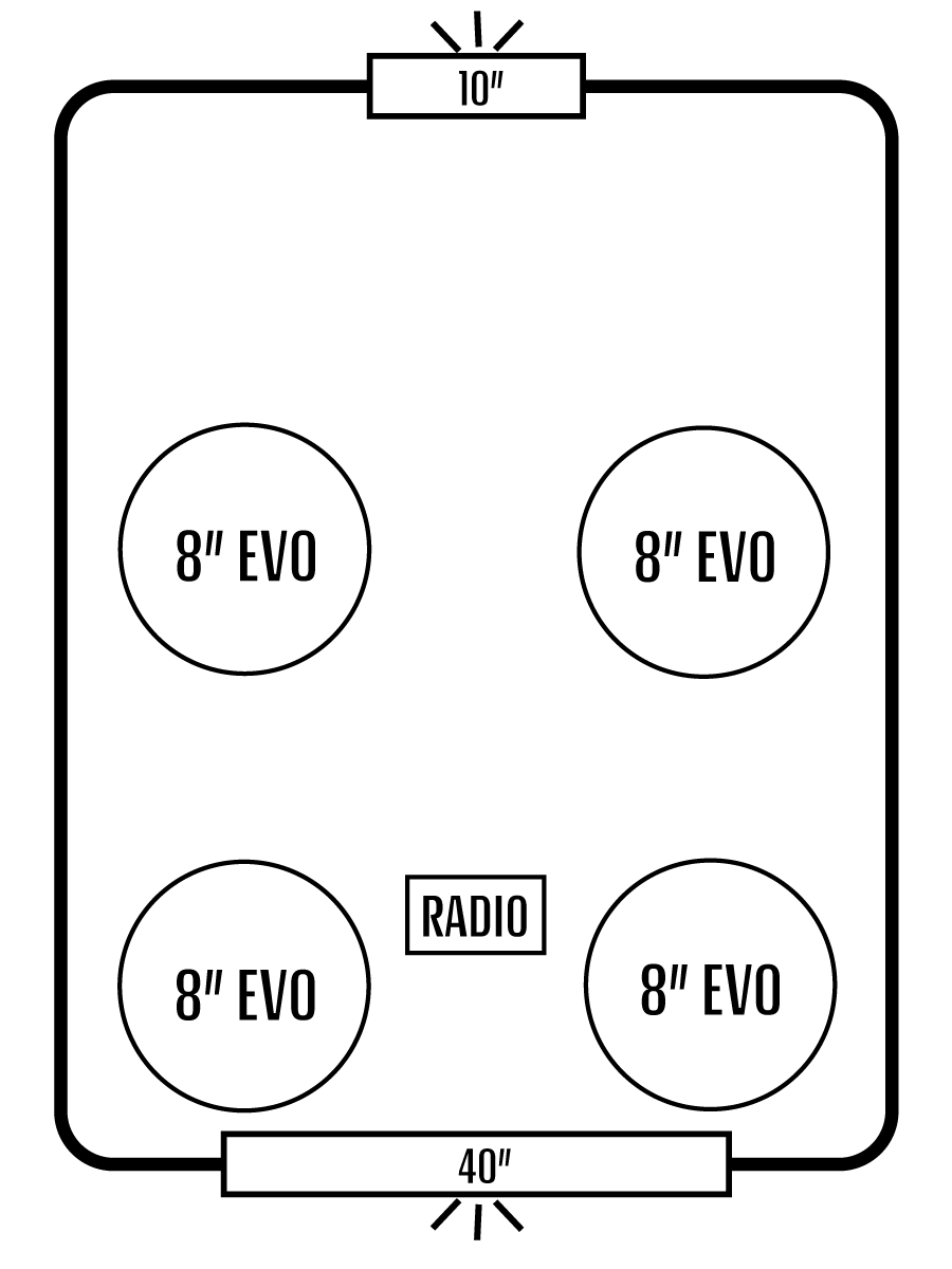 2025+ CFMoto UForce U10 XL Pro Stereo Tops (4-Door) CFMoto
