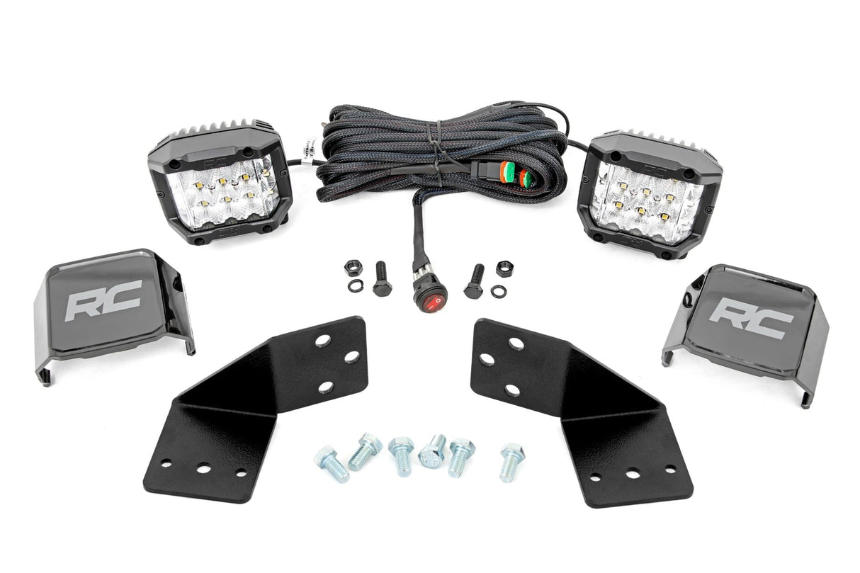 Rough Country Rear-Facing LED Cube Light Kit for CFMOTO UFORCE 1000
