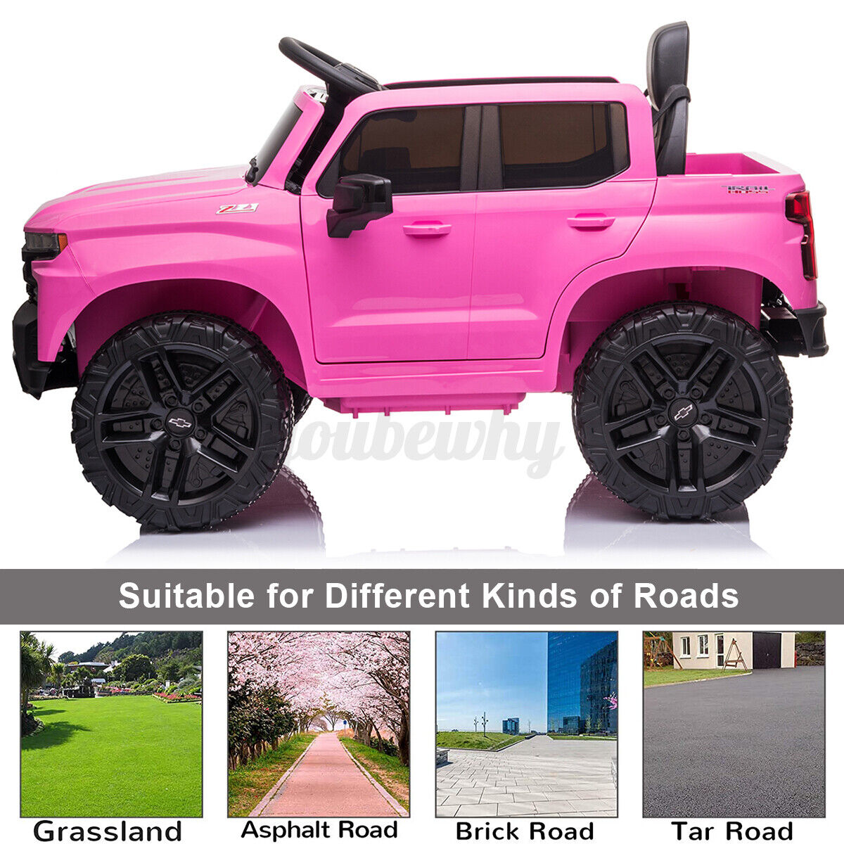 Chevrolet Electric Ride On Car for Kids Ages 3-6 Years - 12 Volt Battery Powered
