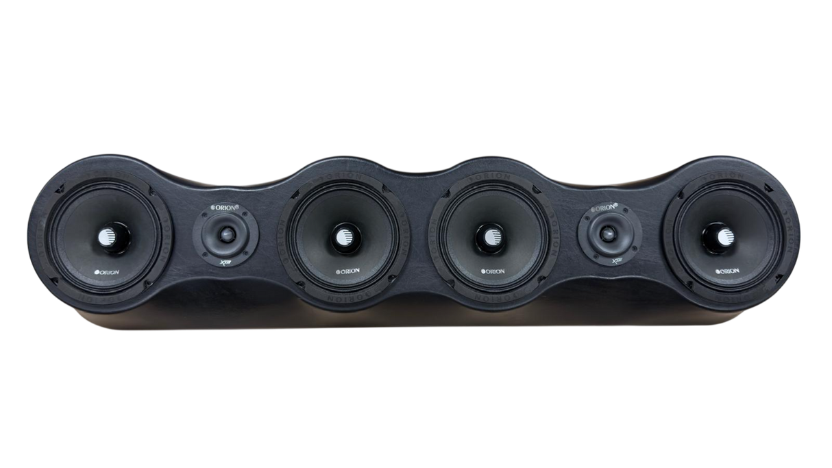 (4) Orion CM654 250W & (2) XTW350NE Speaker Rack Bundle w/ Optional LEDs Orion