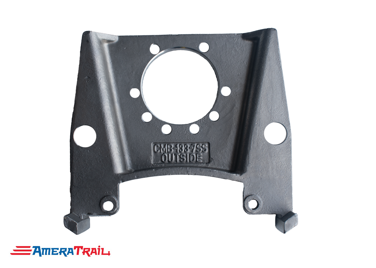 One Caliper Mounting Bracket Stainless Steel, 8 Lug 7k