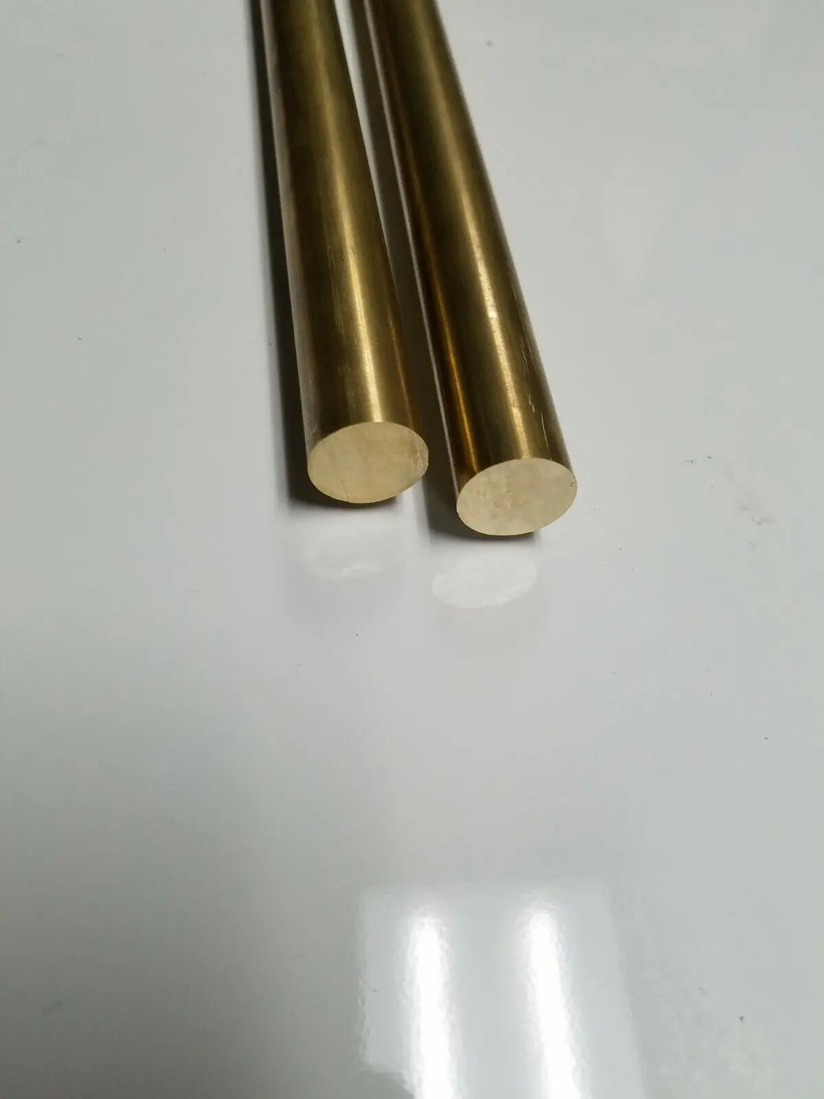 (2) 5/8" C360 BRASS ROUND ROD 2 x 6" long Solid New Lathe Bar Stock .625" H02 USA