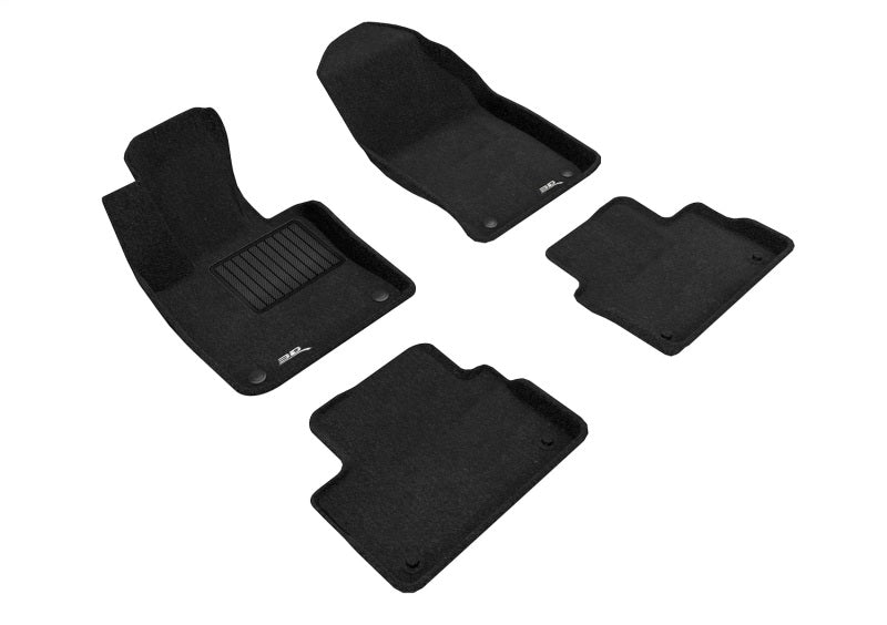3D MAXpider 19-24 Volvo S60 Hybrid / V60 Hybrid Elegant Black R1 R2 (2Pc R2)