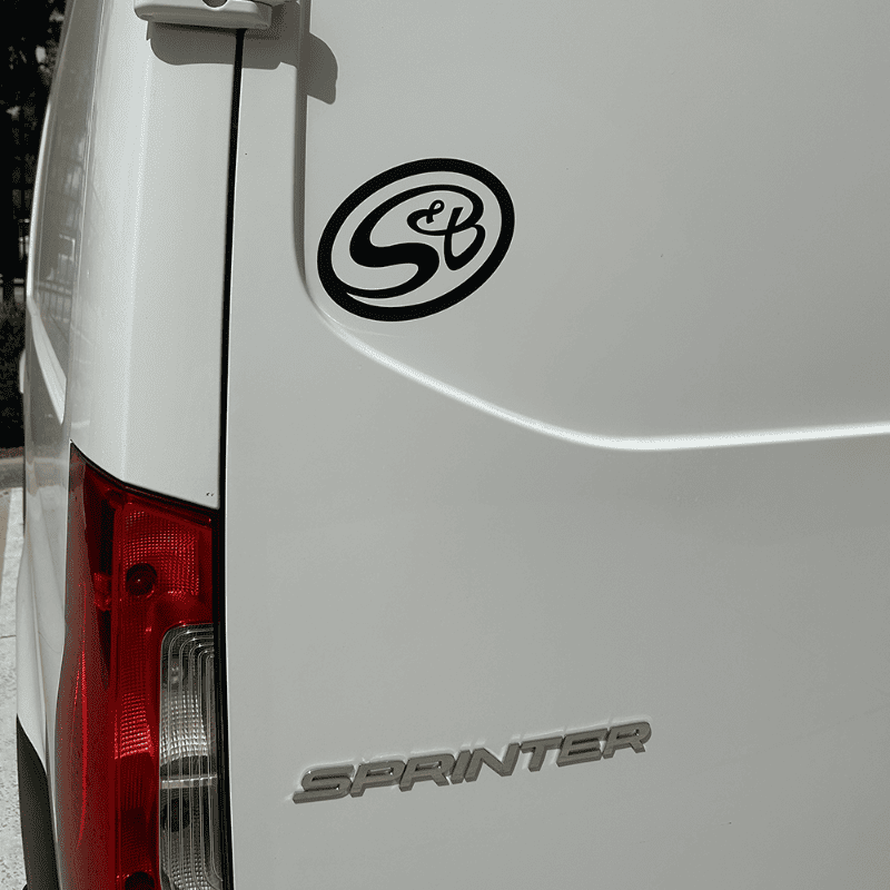 S&B Logo Premium 3M Decal (6" x 7") S&B