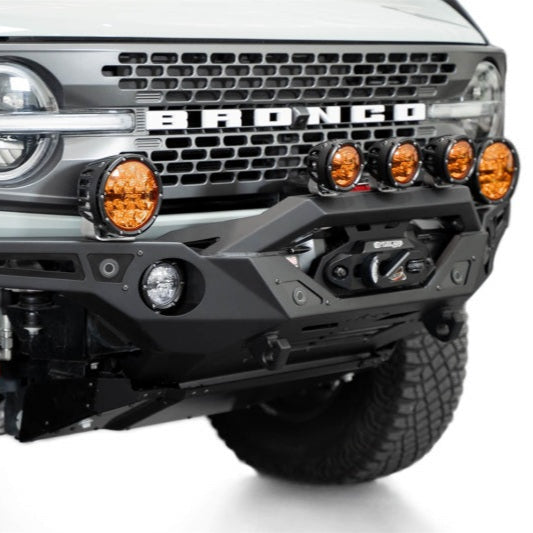 Addictive Desert Designs Krawler Front Bumper with Mounts for Up to 6-Inch Lights | 2021+ Ford Bronco
