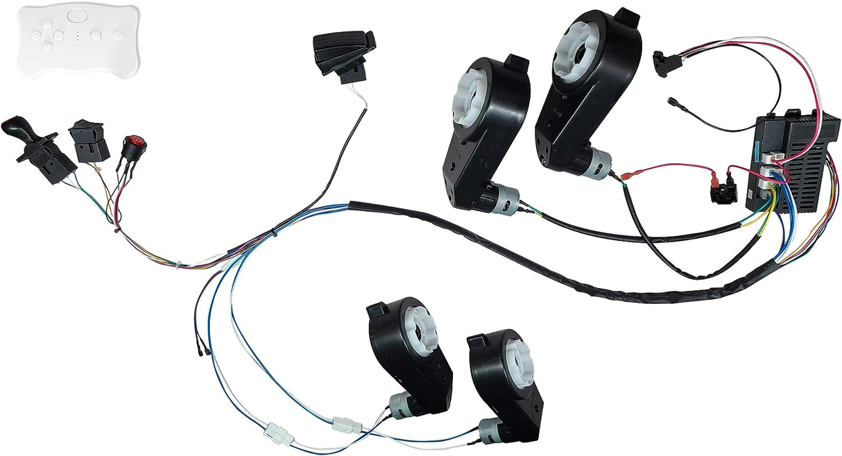 DIY 24V Remote Control Car Modification Kit for Kids - Complete Wire Set Included