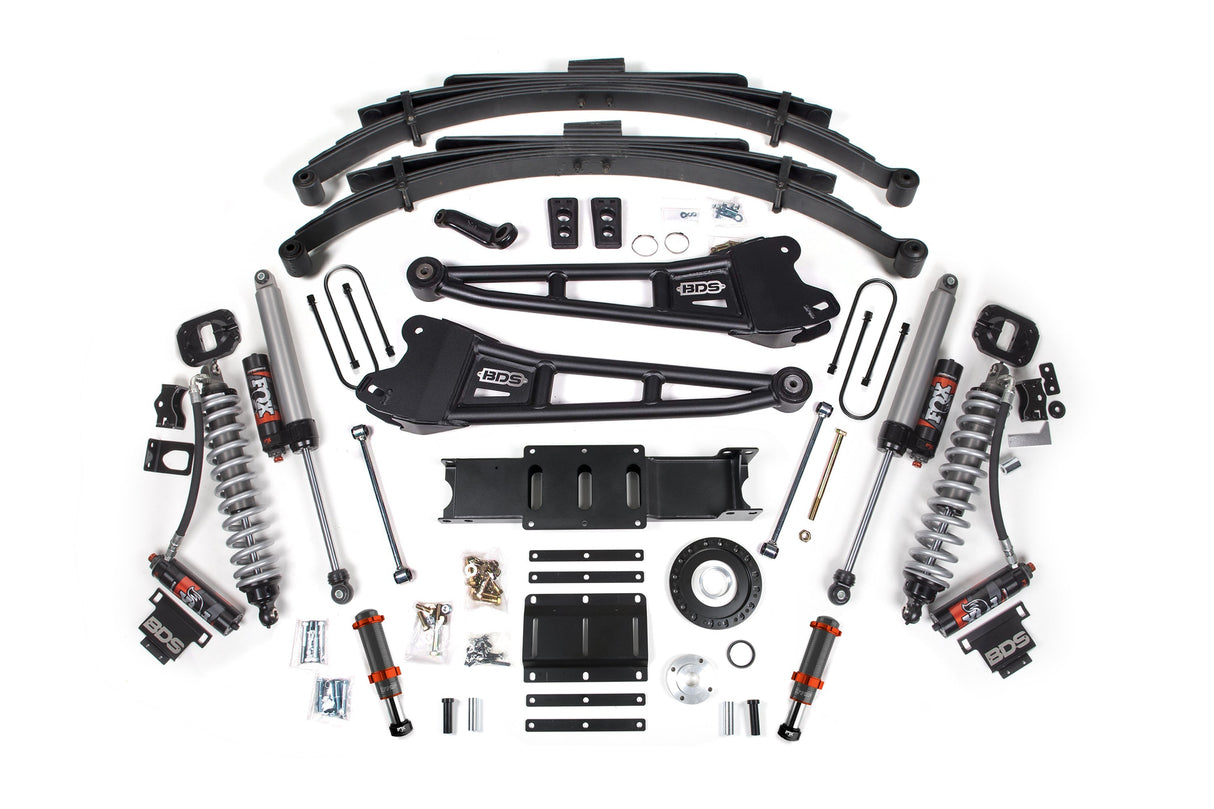 6 Inch Lift Kit w/ Radius Arm | FOX 2.5 Coil-Over Conversion - Performance Elite | Ram 3500 (13-18) 4WD | Diesel BDS Suspension