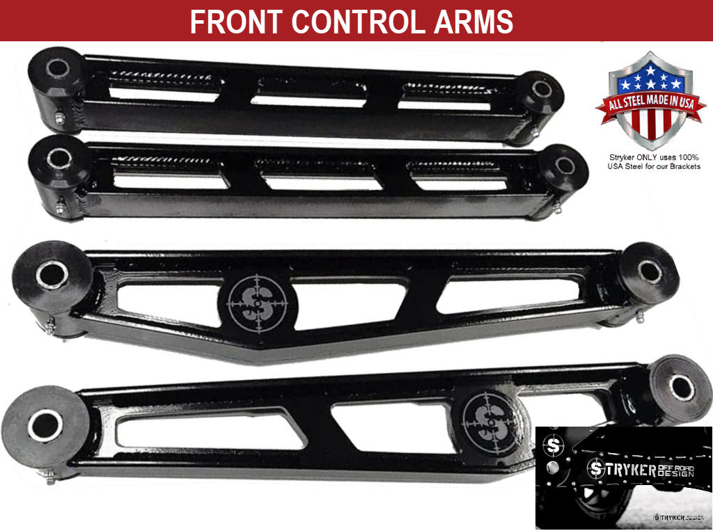 1994-2013 DODGE RAM 1500/2500/3500 FABRICATED CONTROL ARMS FOR STOCK TO 7" LIFT Stryker Off Road Design
