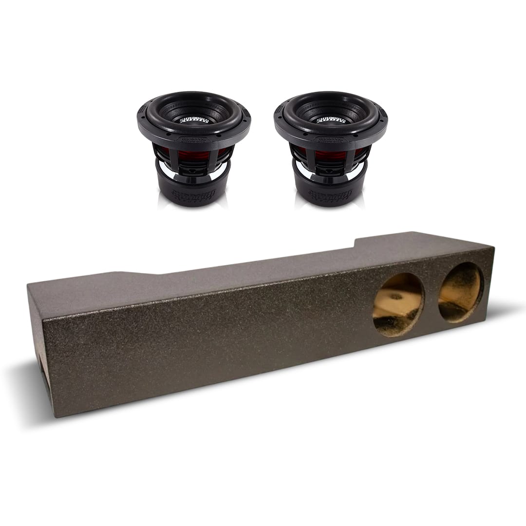 (2) Sundown Audio X8 v4 & Dodge Crew Cab 19-25 Dual 8" Subwoofer Box Combo Sundown Audio