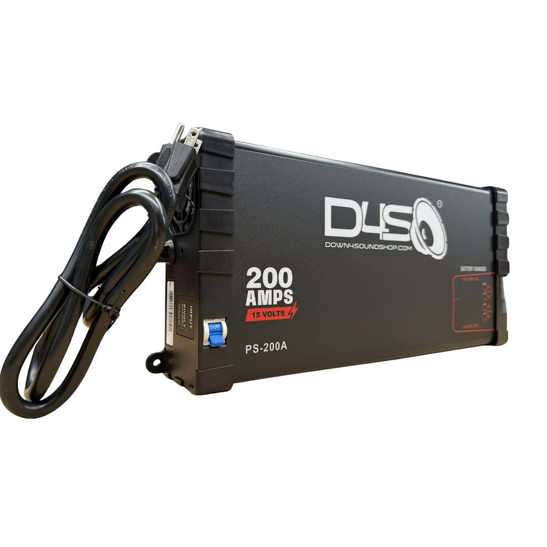 Down4Sound 200A 12V Smart Power Supply & Battery Charger (13.8V–15V Output) Down4Sound