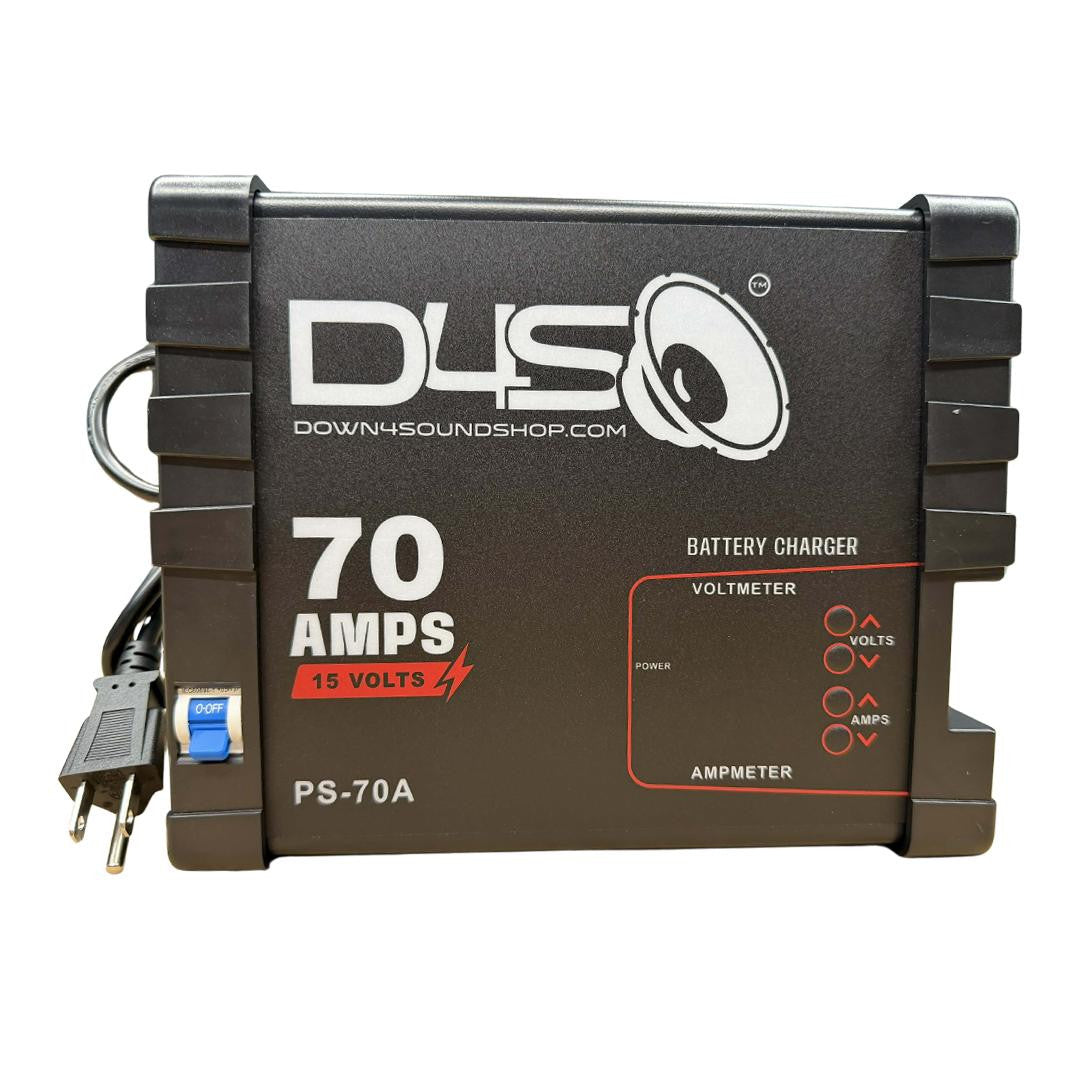 Down4Sound 70A 12V Smart Power Supply & Battery Charger (13.8V–15V Output) Down4Sound