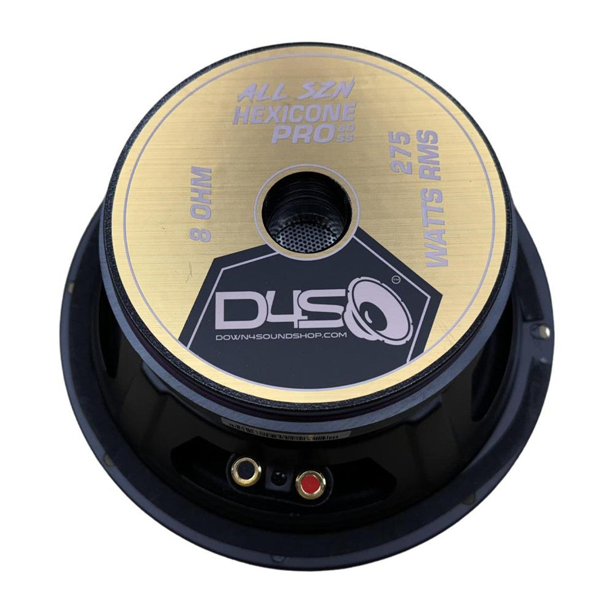 Down4Sound Hexicone PRO 80 SS4 All SZN - 8" Carbon Fiber Pro Audio Speaker - 275W RMS (Single) Down4Sound