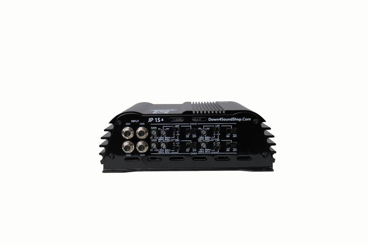 Open Box - Down4Sound JP154 | 1000W RMS 4-Channel Amplifier Down4Sound