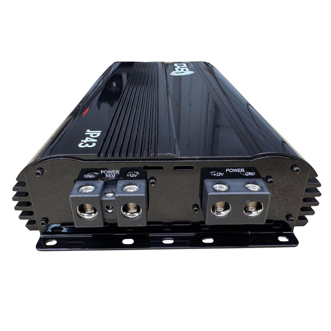 Down4Sound JP43 Black Gloss 4300W RMS Amplifier Made In Korea Moon Car Stereo