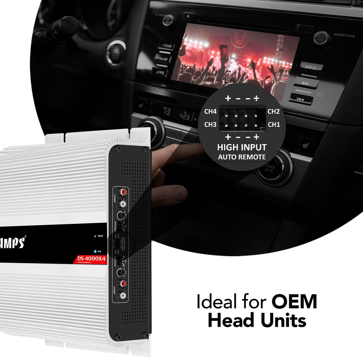 Taramps DS 4000X4 Car Audio Amplifier Taramps US