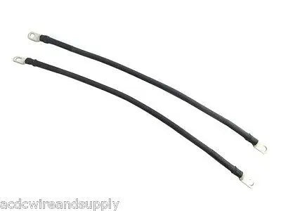 # 2 Awg HD Golf Cart Battery Cable (2-16" Black) E-Z-GO Jumper Cables U.S.A MADE AC DC WIRE AND SUPPLY