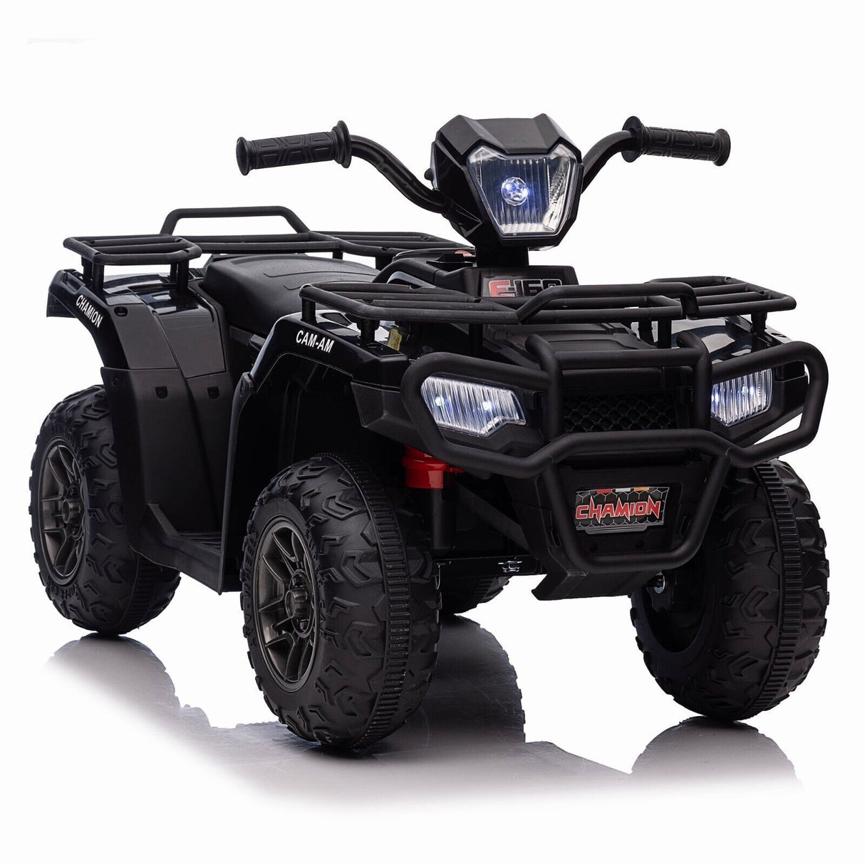 Electric Kids ATV with AUX and USB, LED Lights, and 4-Wheel Drive