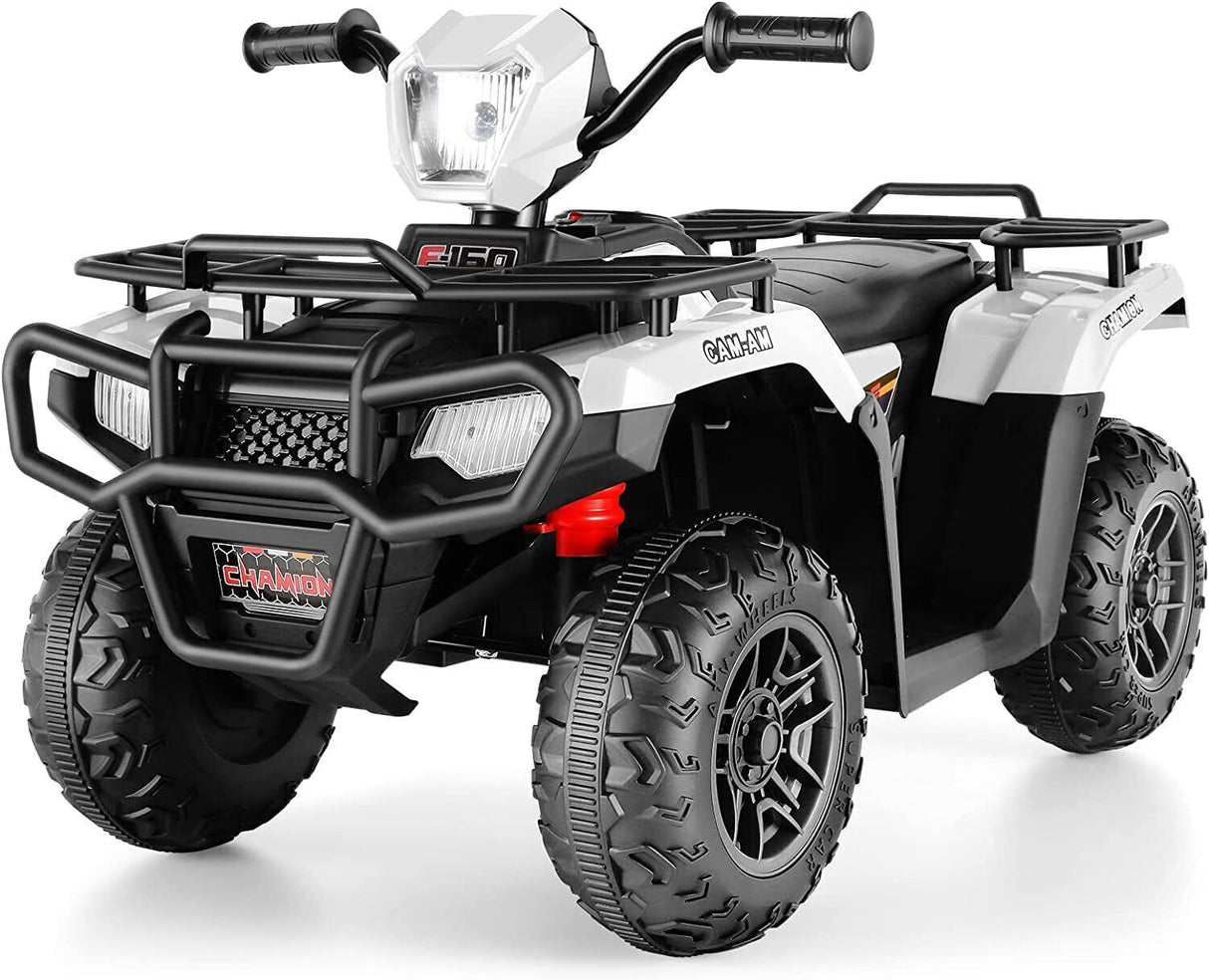 Electric 4-Wheeler ATV Quad for Kids with LED Lights - 12V Ride-On Car Toy