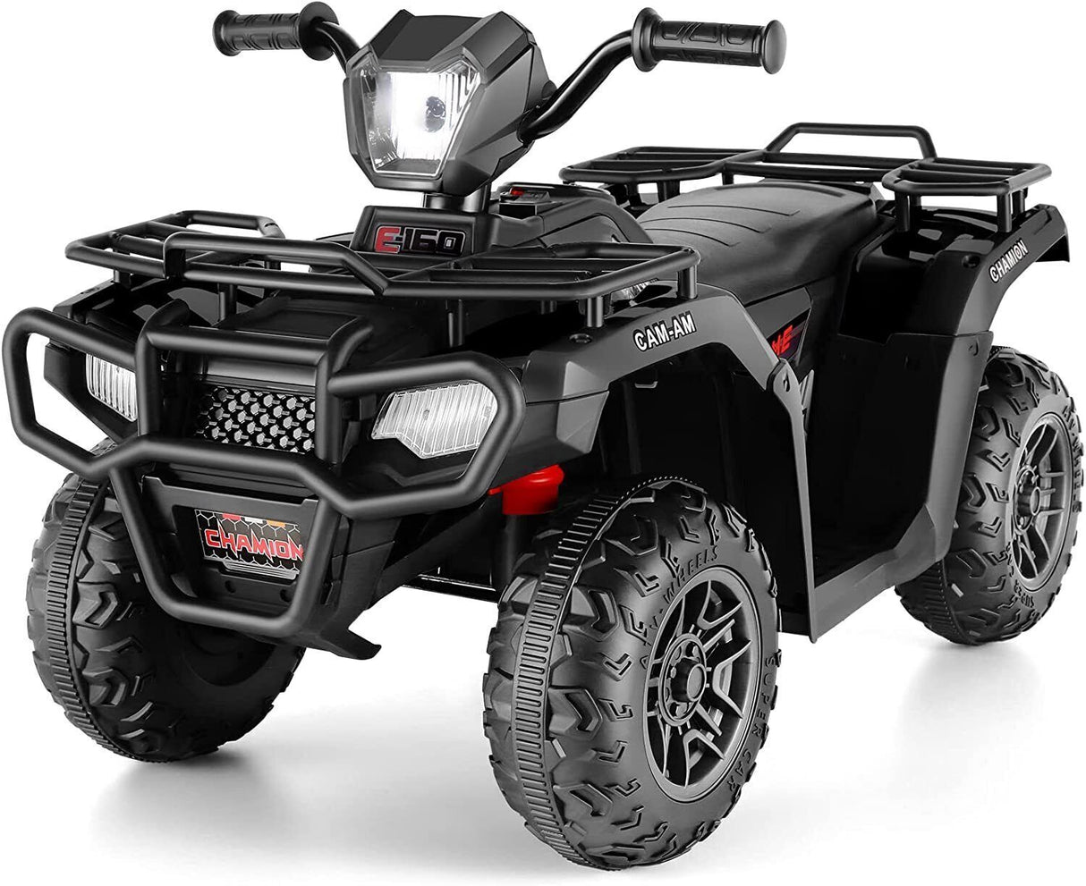 Electric 4-Wheeler ATV Quad for Kids with LED Lights, USB and MP3 Player - Suitable for Boys and Girls Aged 3-8 Years