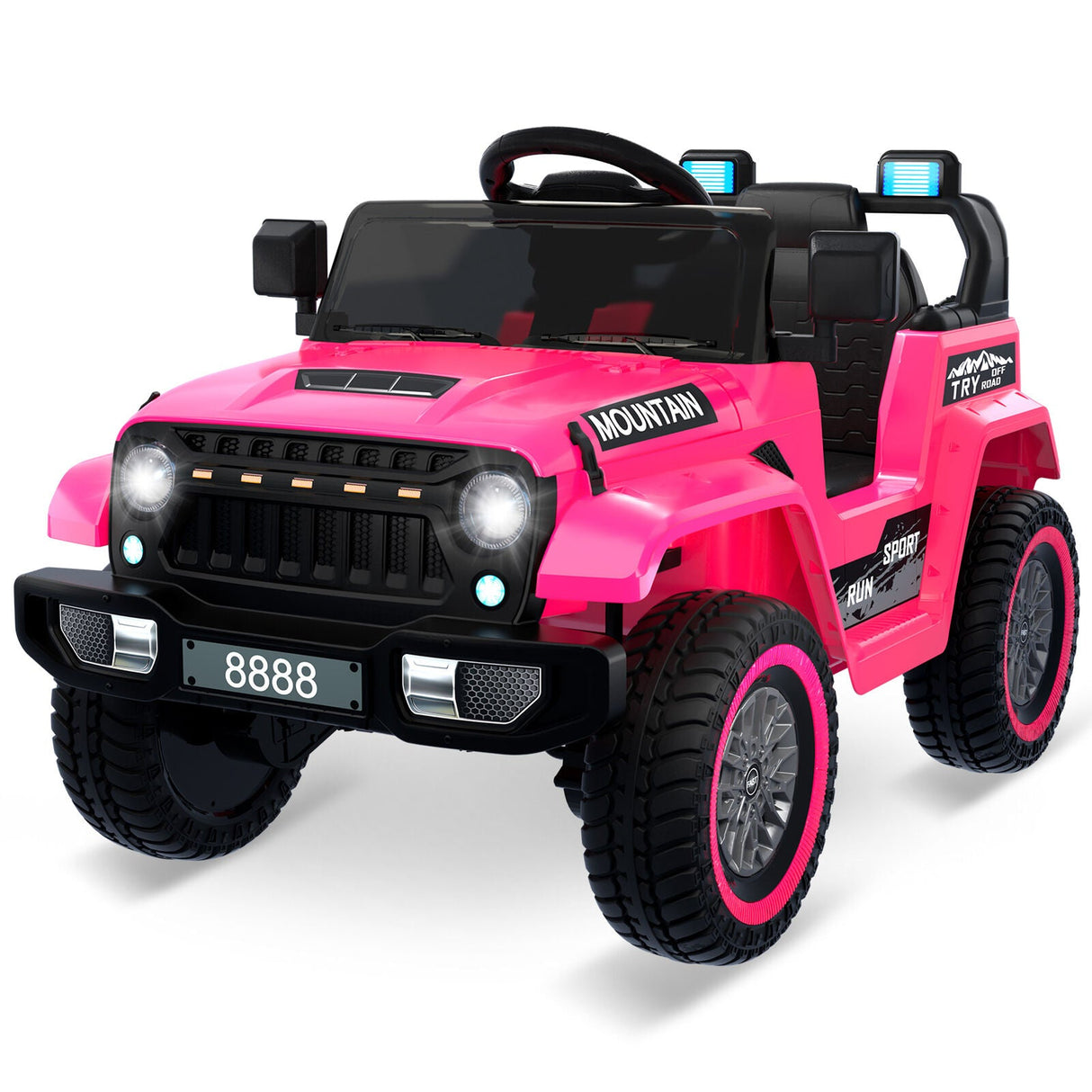 Electric 4-Wheeler Ride-On Truck for Kids with Remote Control