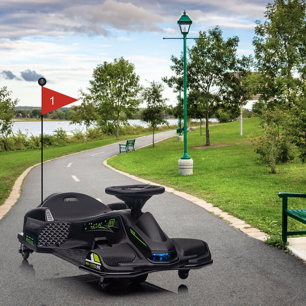 Electric Drifting Go-Kart for Kids with Brushless Motor and Music - 24V Ride On Drift Car