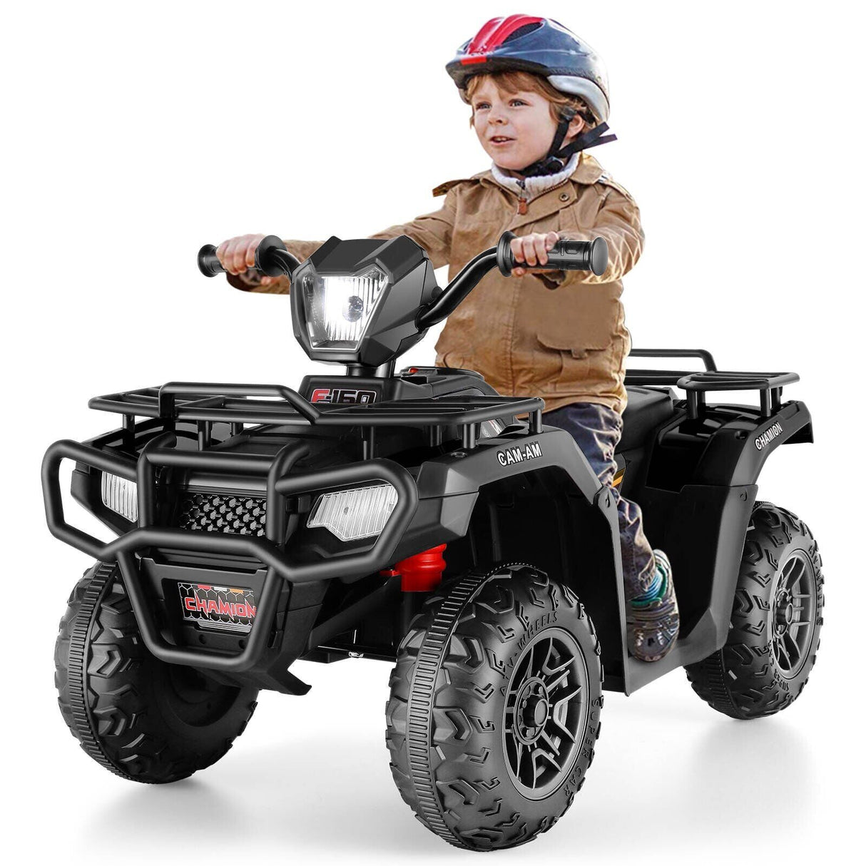Electric Kids Ride-On Car Truck with Bluetooth and Spring Suspension - 2 Speed Options
