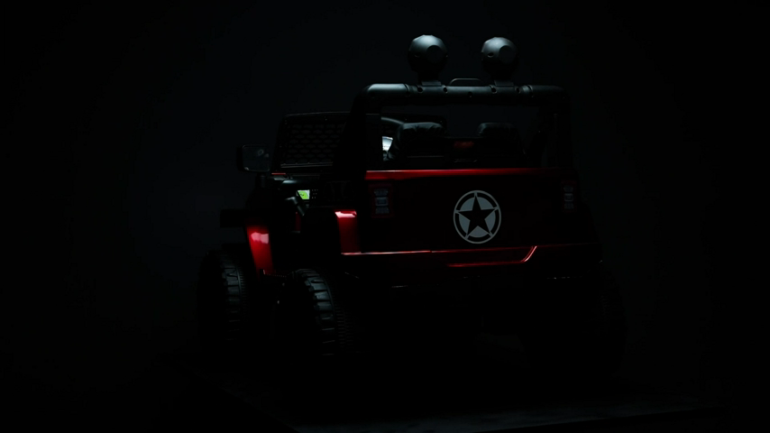 Electric Kids Ride-On Car Truck with MP3 Music, LED Lights, and Remote Control - USA Edition