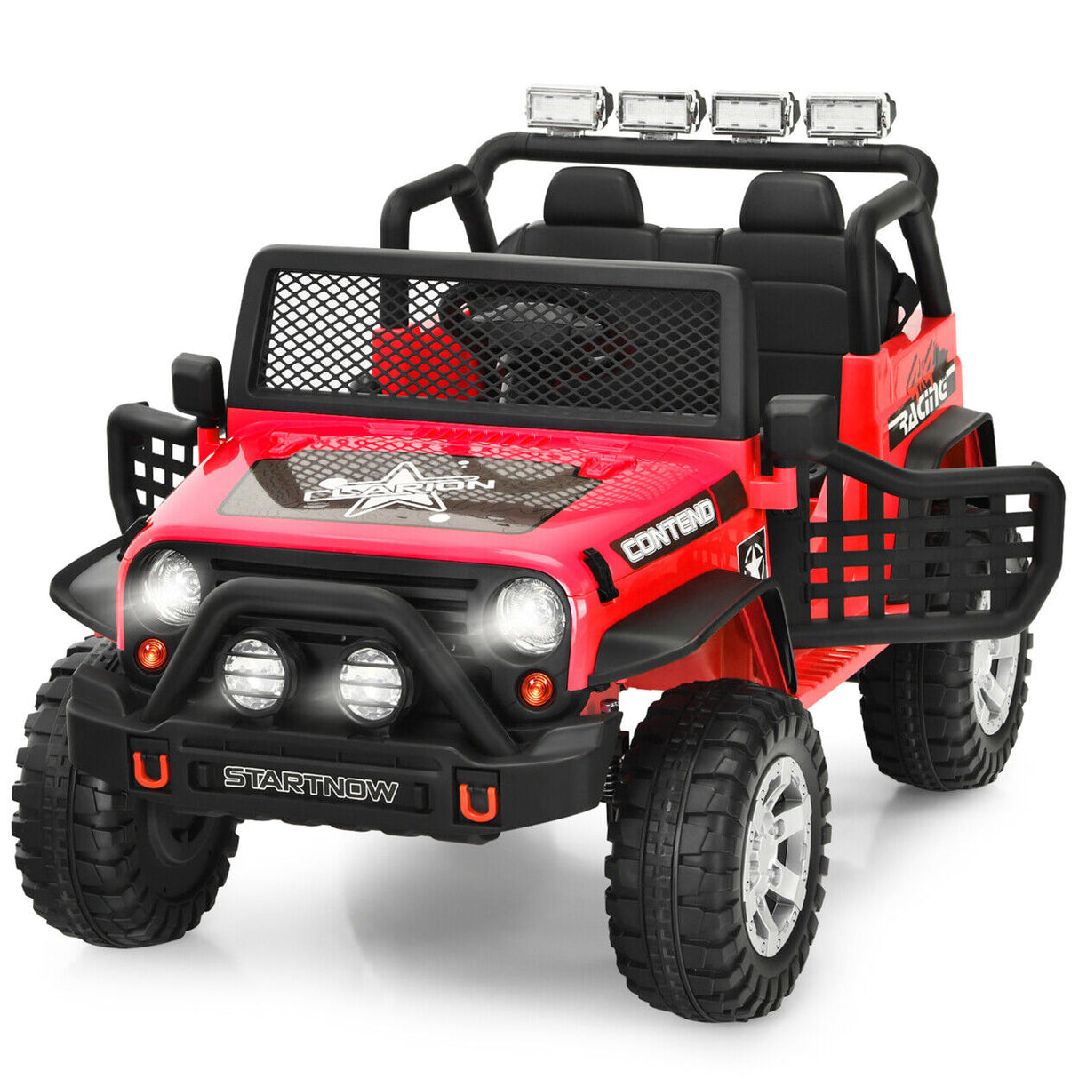 Electric Kids Ride On Car Truck with MP3 Player, Horn, and Remote Control - 12V
