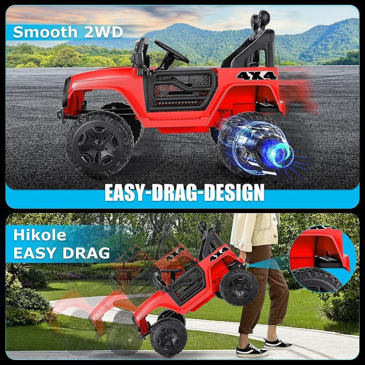 Remote Control Lamborghini Electric Car for Kids - 24/12V Ride-On Truck MagicCars