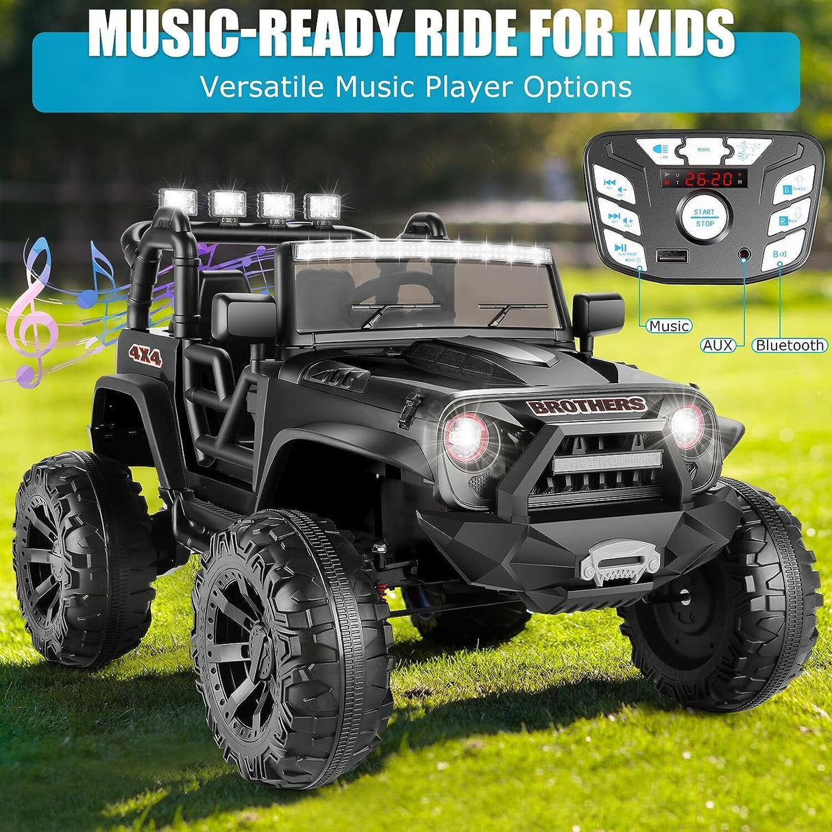 Remote Control Lamborghini Electric Car for Kids - 24/12V Ride-On Truck MagicCars