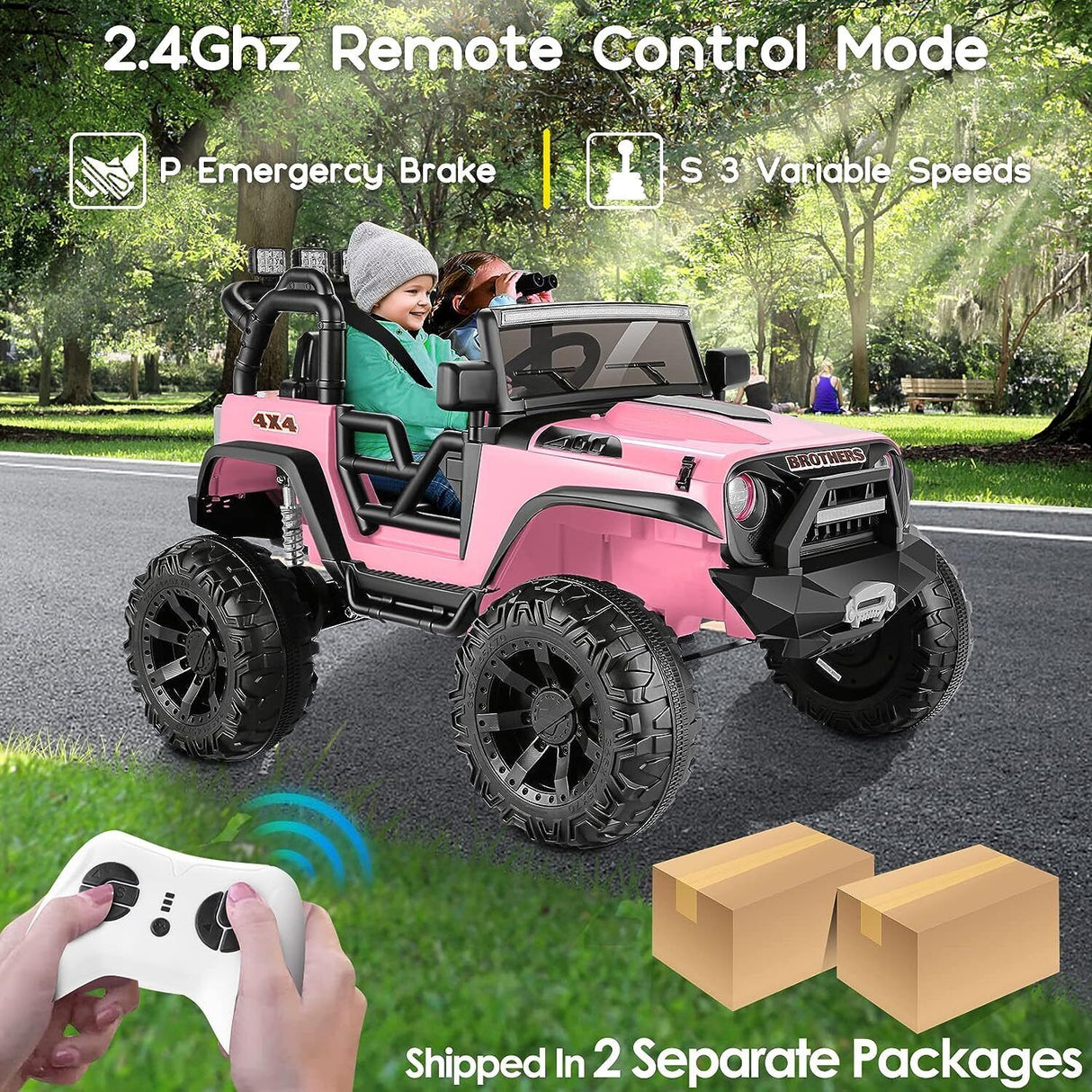 Remote Control Lamborghini Electric Car for Kids - 24/12V Ride-On Truck MagicCars