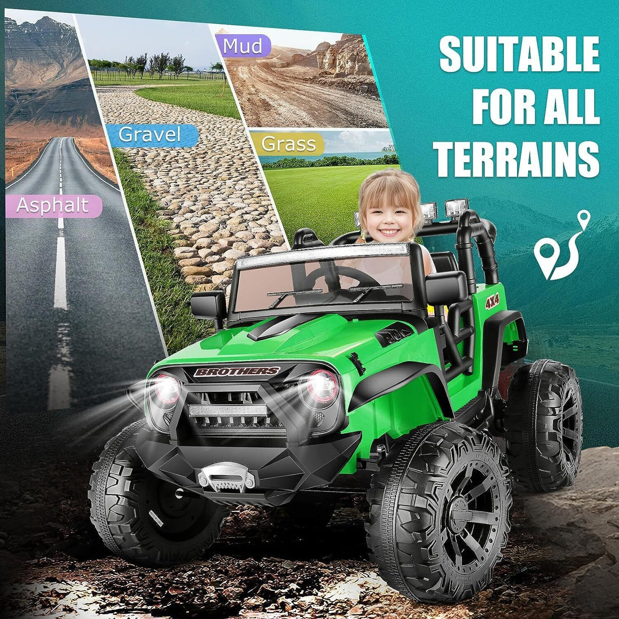 Remote Control Lamborghini Electric Car for Kids - 24/12V Ride-On Truck MagicCars