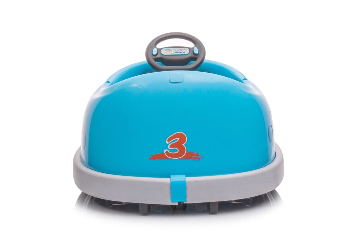 Electric Ride-On Car for Kids Ages 1-6 with Dual 12V Motors and Pushrod Steering