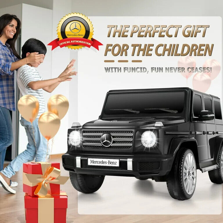 12V Electric Ride-On Car for Kids - Lamborghini and Mercedes Benz G500 Models