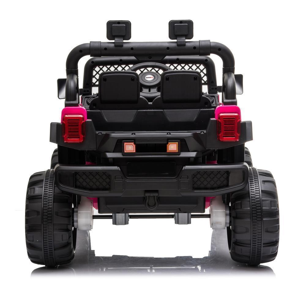 Electric Ride-On Car for Kids with MP3, LED Lights, Remote Control, and Adjustable Seat Belt
