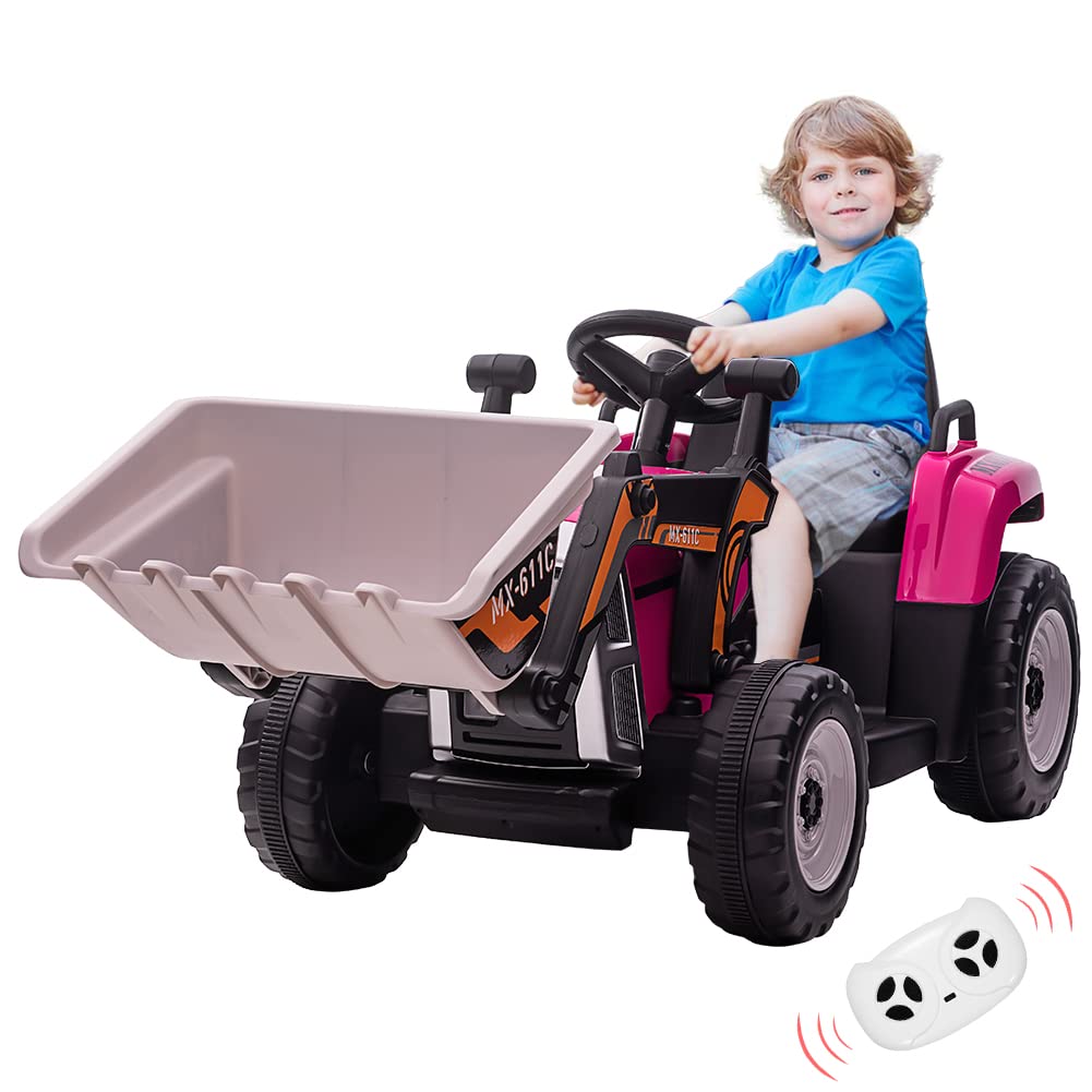 Excavator Digger Truck Ride-On Toy for Kids - Perfect Christmas or Birthday Gift