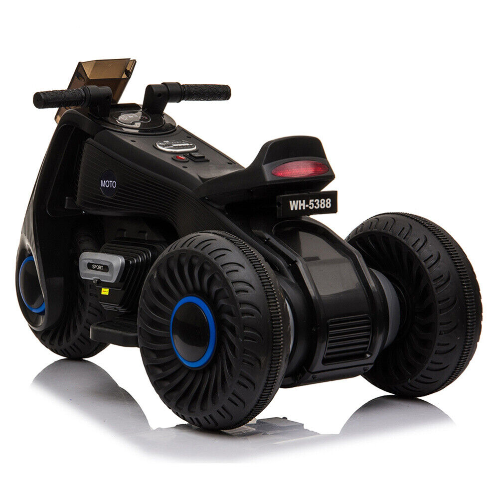 Electric Ride-On Motorcycle for Kids with Music, Horn, and Headlights - 3 Wheels