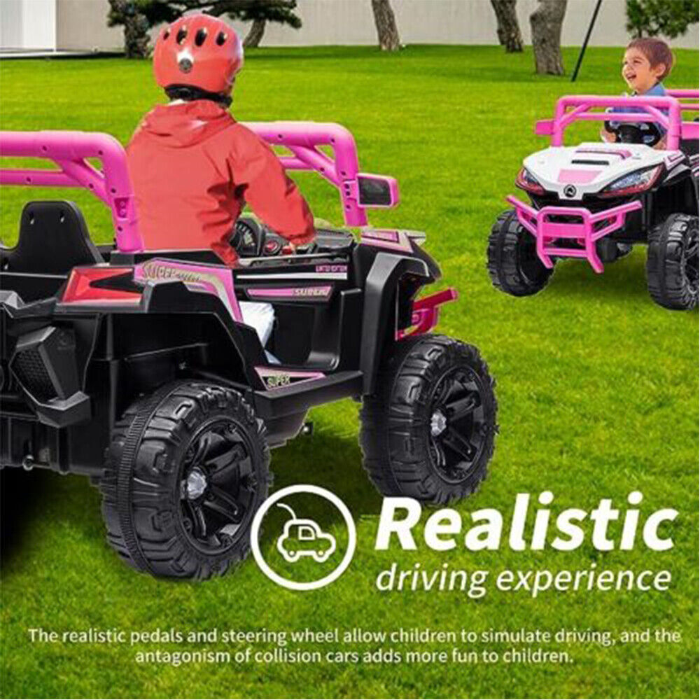 Electric Ride-On Truck for Kids with Remote Control - 12V Battery Powered