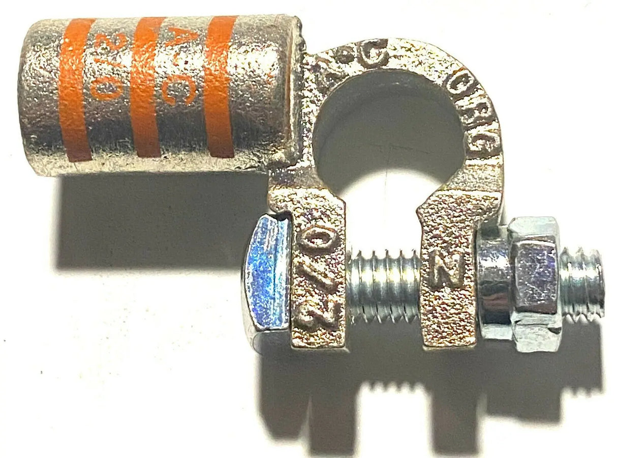 Battery Cable Ends Copper Top Post 90 DEG Terminal Connectors 2 GAUGE THUR 4/0 ac/dc wire and supply