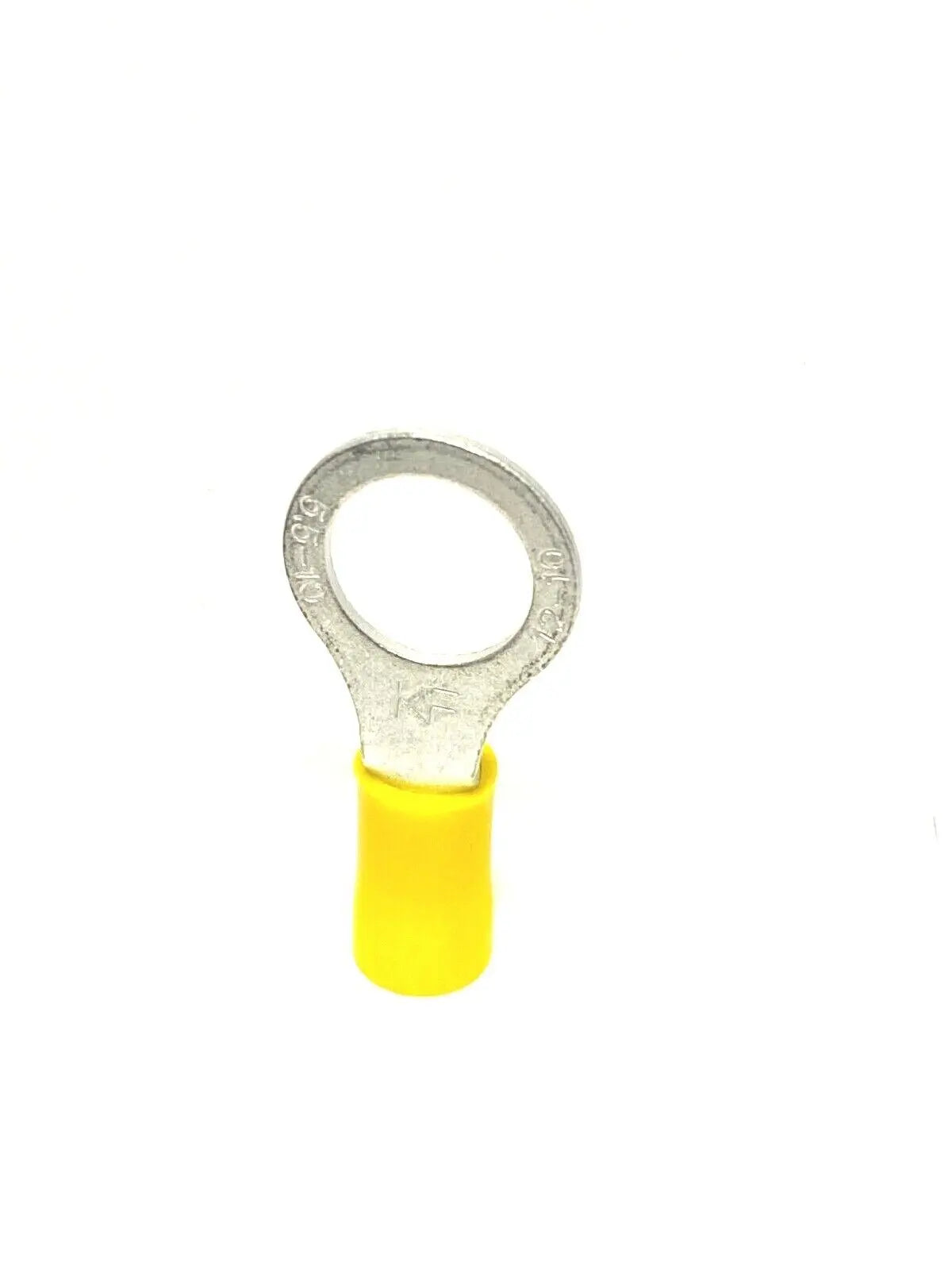 12-10 VINYL RING TERMINAL ELECTRICAL CONNECTOR YELLOW YOU CHOOSE SIZE ACDCWIREANDSUPPLY