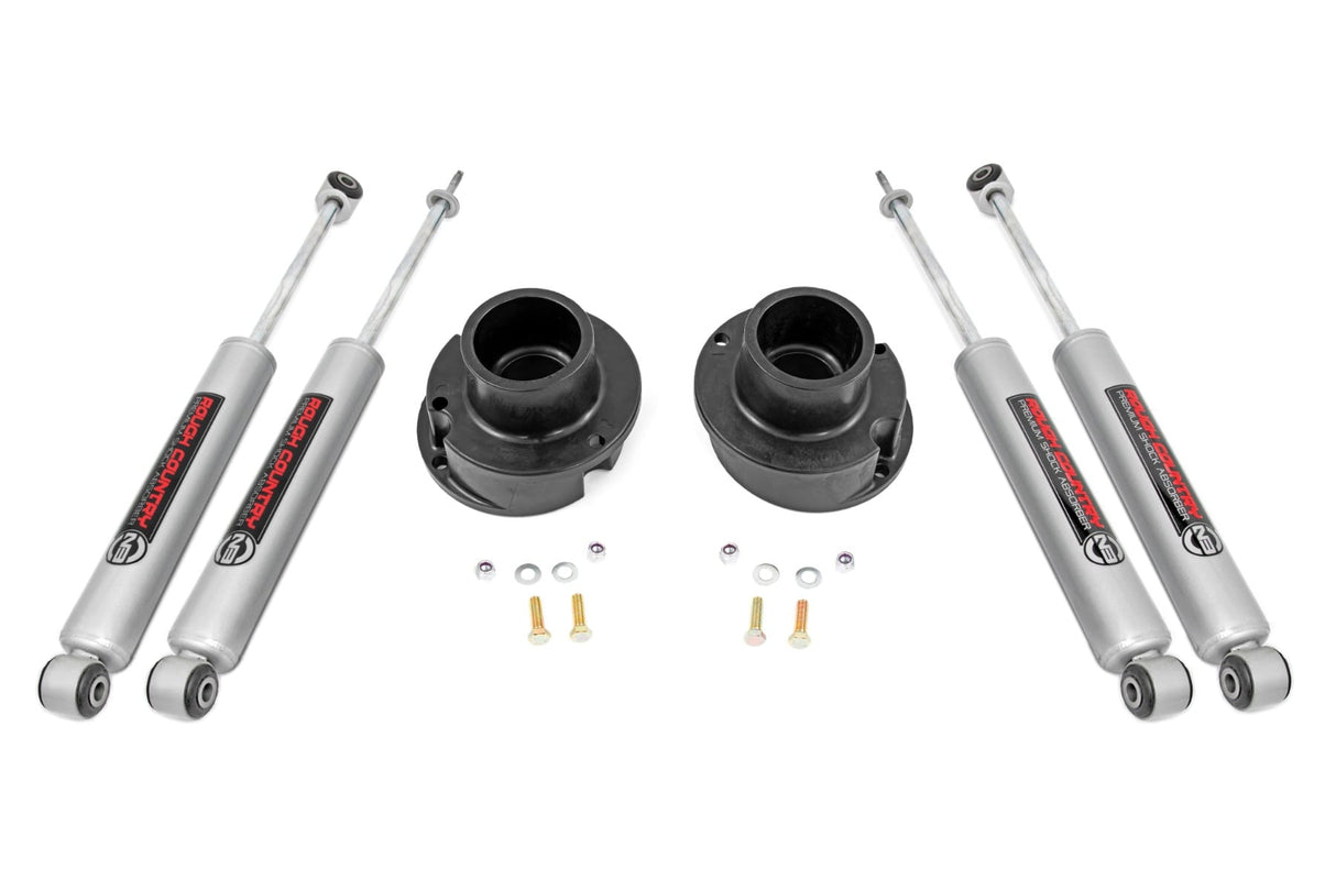 Rough Country 2.5 Inch Leveling Kit Ram 2500 4WD 2014-2026 & 3500 2013-2026 377-config