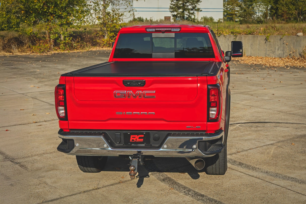 Rough Country Powered Retractable Bed Cover Chevy GMC 2500HD 3500HD