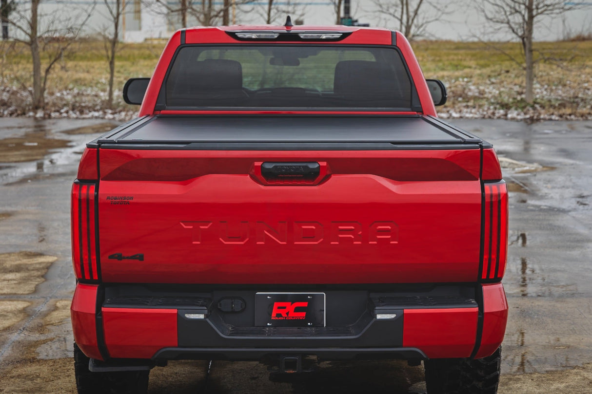 Rough Country Powered Retractable Bed Cover for Toyota Tundra 5'7in Bed