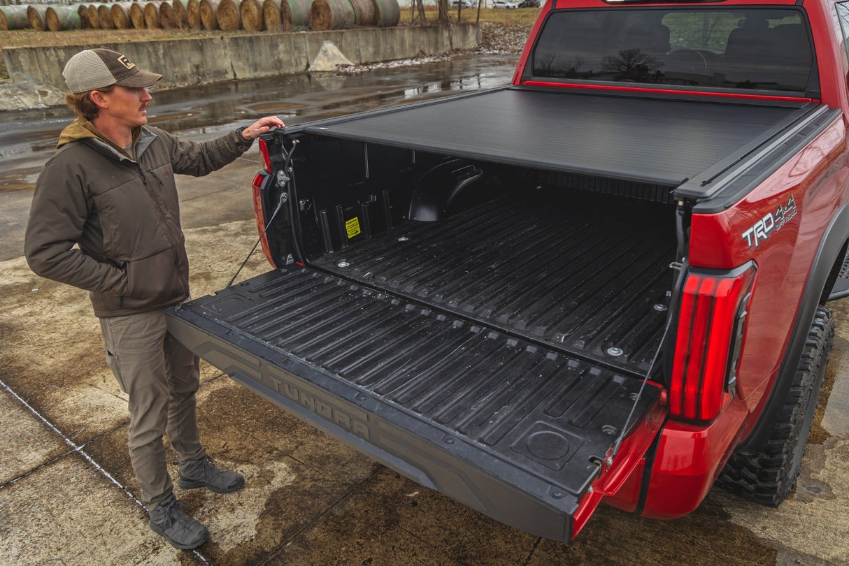 Rough Country Powered Retractable Bed Cover for Toyota Tundra 5'7in Bed