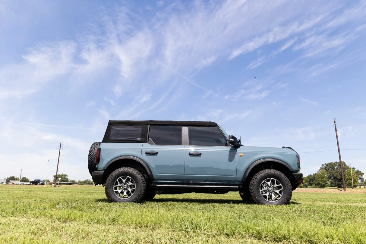 Rough Country BA2 Running Boards Side Step Bars 4-Door Ford Bronco 4WD 2021-2026 41007A