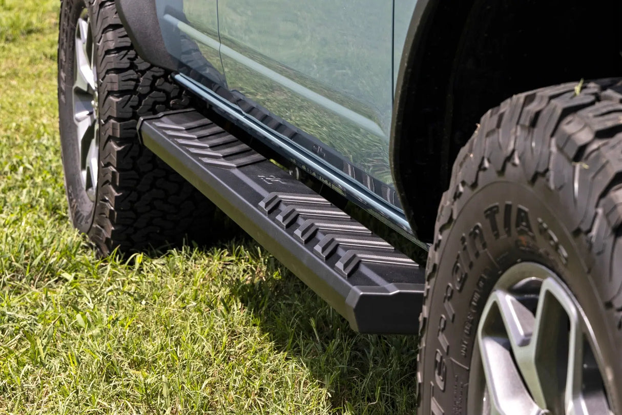 Rough Country BA2 Running Boards Side Step Bars 4-Door Ford Bronco 4WD 2021-2026 41007A