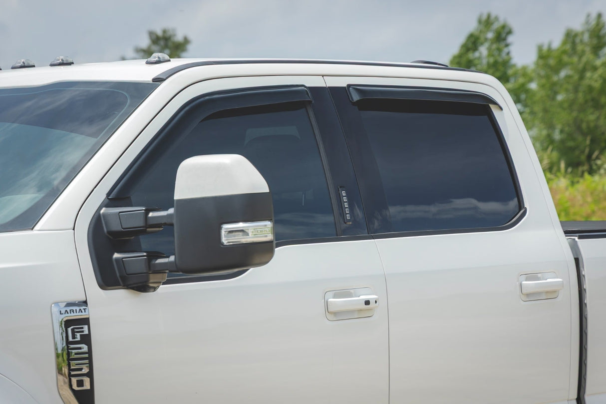 Rough Country Side Window Deflectors Ford F-150 F-250 F-350 Raptor