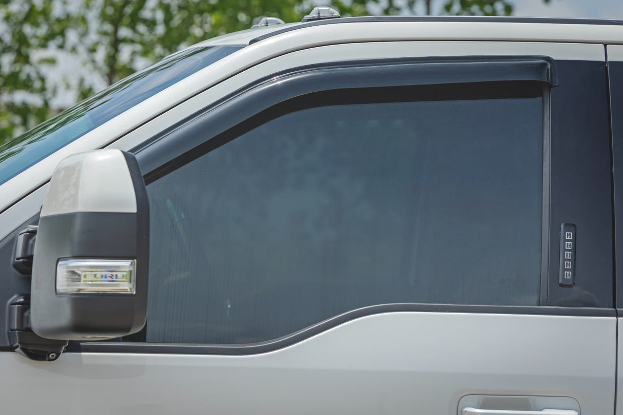 Rough Country Side Window Deflectors Ford F-150 F-250 F-350 Raptor