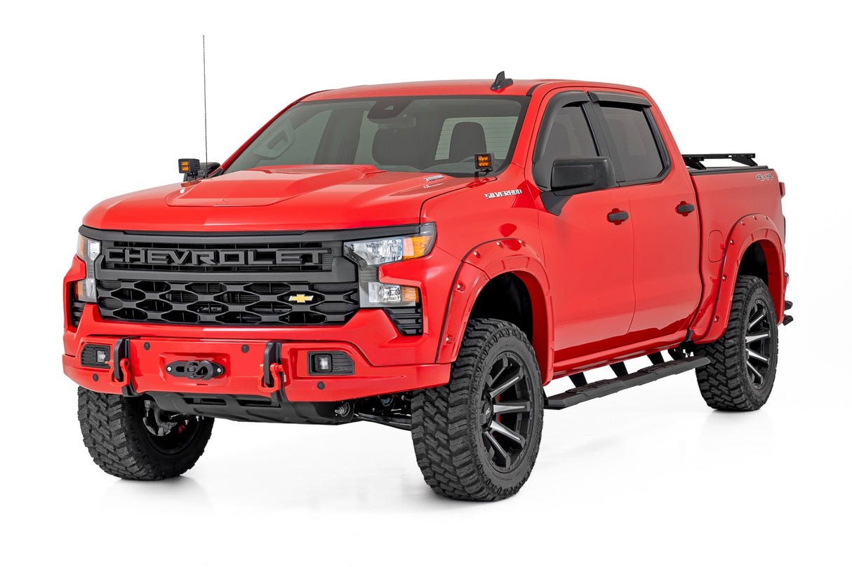 Rough Country TR2 Aluminum Running Boards for Chevy GMC Trucks